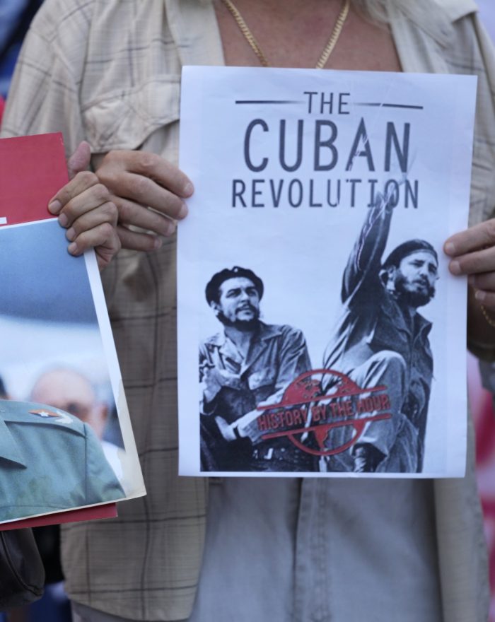 Serbia cuba protest
