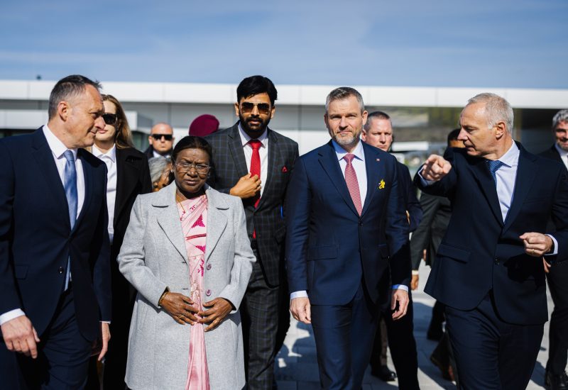 Prezident: navštívil závod jaguar land rover
