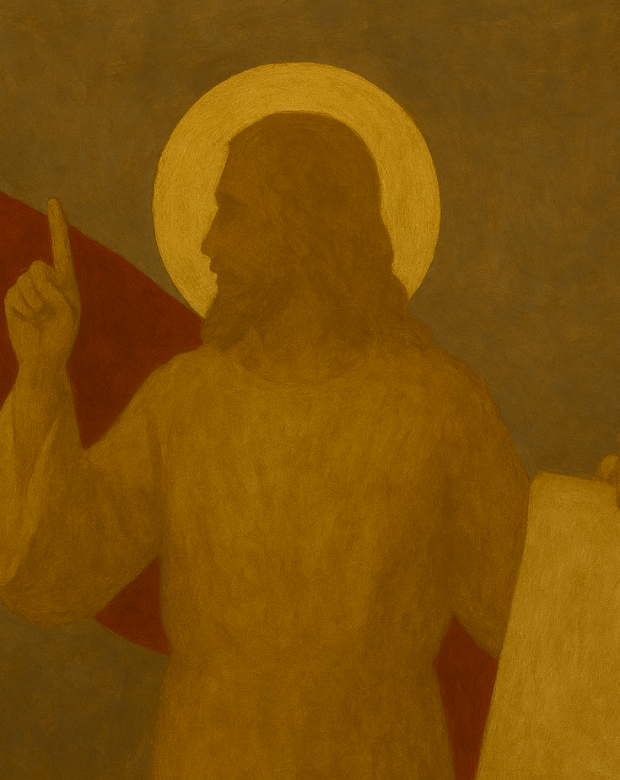 Trochu „komunistického ježiša“ a pár citátov z biblie – obrázok generovaný pomocou microsoft copilot (ai)