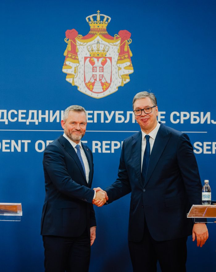 Prezident: návšteva v srbsku