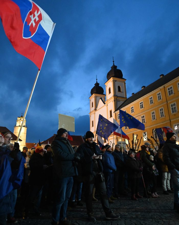 PROTEST: Slovensko je Európa! v Trenčíne